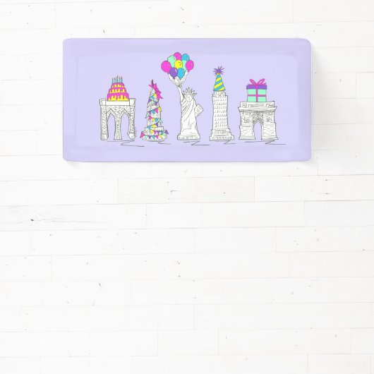 New York City NYC Landmarks Birthday Party Spandoek (Insitu)