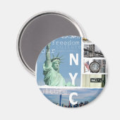 New York City Nyc Magneet (Voorkant / Achterkant)