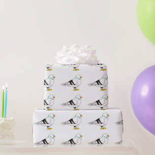 New York City NYC Manhattan Duif Vogel Zeemeeuw Cadeaupapier