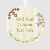 New York City NYC Manhattan Kerstmis Ornament