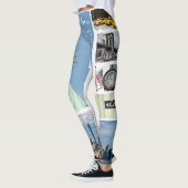 New York City NYC Pop Kunst Leggings (Links)