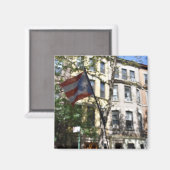 New York City NYC Puerto Ricaanse vlag Foto Magneet (Voorkant / Achterkant)