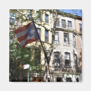 New York City NYC Puerto Ricaanse vlag Foto Magneet