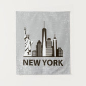 New York City | NYC Skyline Wandkleed (Voorkant)