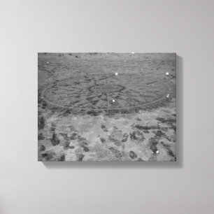 New York City NYC Strawberry Fields Central Park Canvas Afdruk