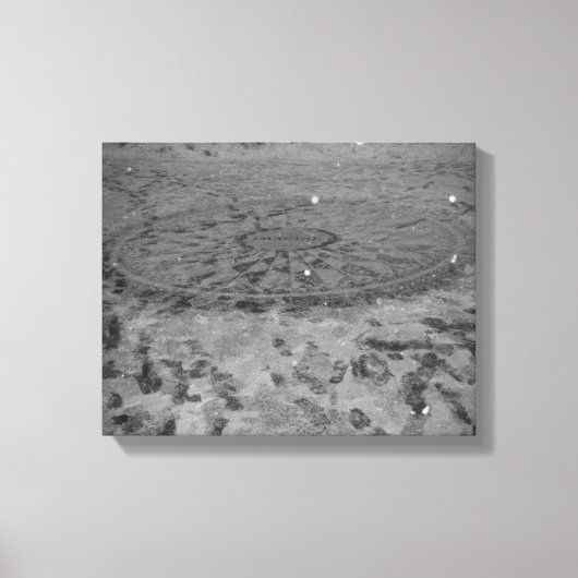 New York City NYC Strawberry Fields Central Park Canvas Afdruk (Voorkant)