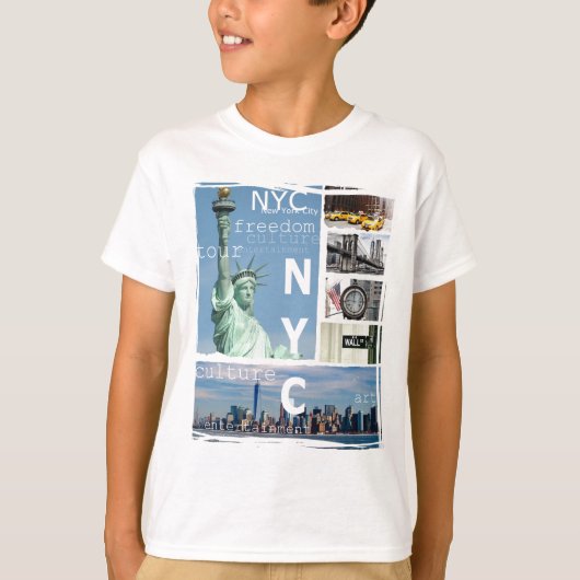 New York City Nyc T-shirt (Voorkant)