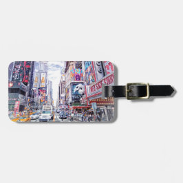 New York City NYC Travel  naam Bagagelabel