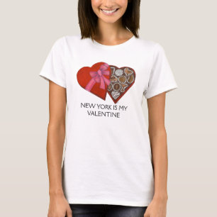 New York City NYC Valentijnsdag Box of Chocolate T-shirt