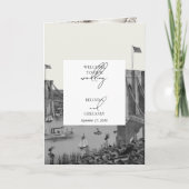 New York City NYC Wedding Order of Service Programma (Voorkant)