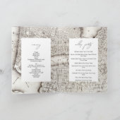 New York City NYC Wedding Order of Service Programma (Binnen)