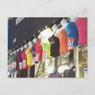 New York City NYC Wholesale District Clothing Sale Briefkaart