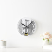 New York City Nyc Yellow Taxi Pop Art Ronde Klok (Huis)