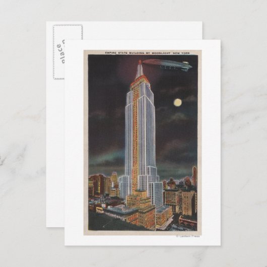 New York City, NYEmpire State Bldg in Briefkaart (Voorkant / Achterkant)