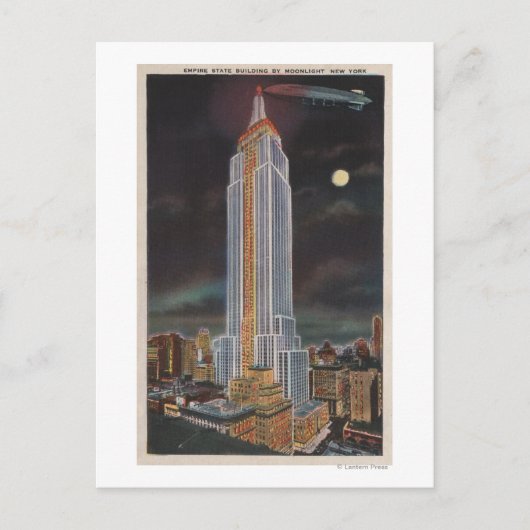 New York City, NYEmpire State Bldg in Briefkaart (Voorkant)