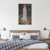 New York City, NYEmpire State Bldg in Canvas Afdruk (Insitu (Slaapkamer))