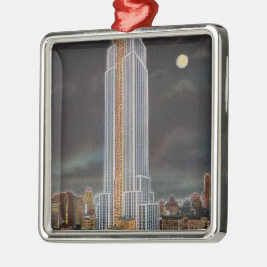 New York City, NYEmpire State Bldg in Metalen Ornament (Links)