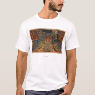 New York City, NYNight Uitzicht of Times Square T-shirt