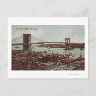 New York City, NYView of the Brooklyn Bridge Briefkaart