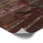 New York City, NYView of the Brooklyn Bridge Poster (Hoek)