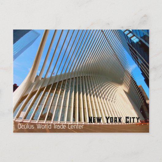 New York City - Oculus World Trade Center Briefkaart (Voorkant)