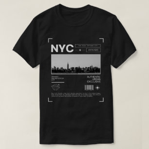 New York City of Dreams, iconische skyline T-shirt