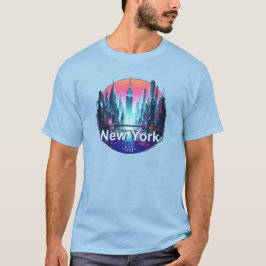 New York City of Neon Lights T-shirt