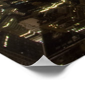 New York City op 's nachts Poster (Hoek)