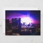 New York City op uitnodiging 's nachts (Voorkant)