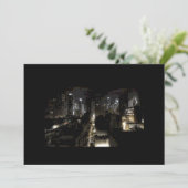 New York City op uitnodiging 's nachts (Staand voorkant)