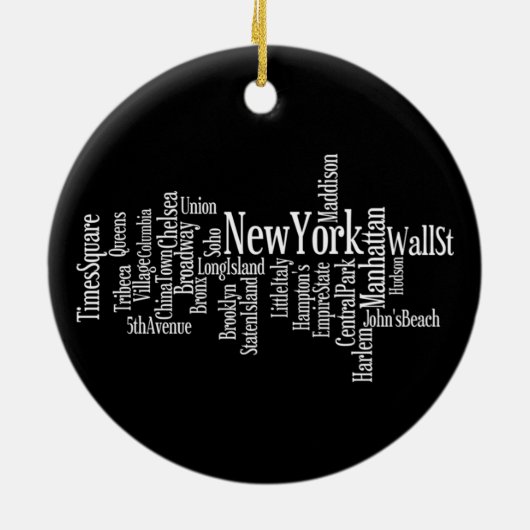 New York City Ornament (Achterkant)