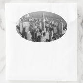  New York City Ovale Sticker (Tas)