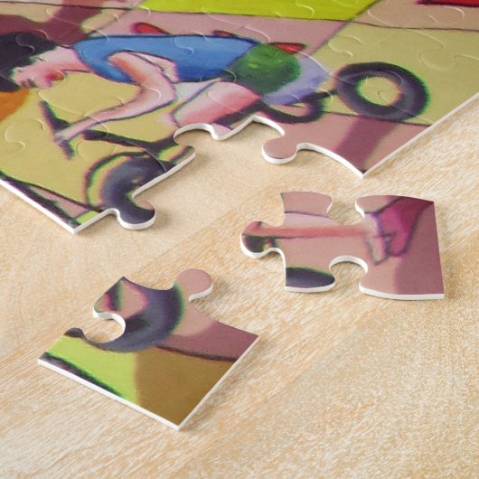 New York City Painting Raphael Perez Legpuzzel (Zijkant)