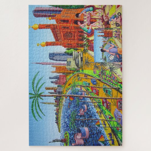 New York City Painting Raphael Perez Legpuzzel (Verticaal)