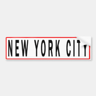 NEW YORK CITY-PANNEZEN BUMPERSTICKER