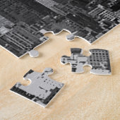 New York City Panorama Black White Legpuzzel (Zijkant)