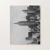 New York City Panorama Black White Legpuzzel (Verticaal)