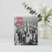 New York City Panorama Post Kaart (Staand voorkant)