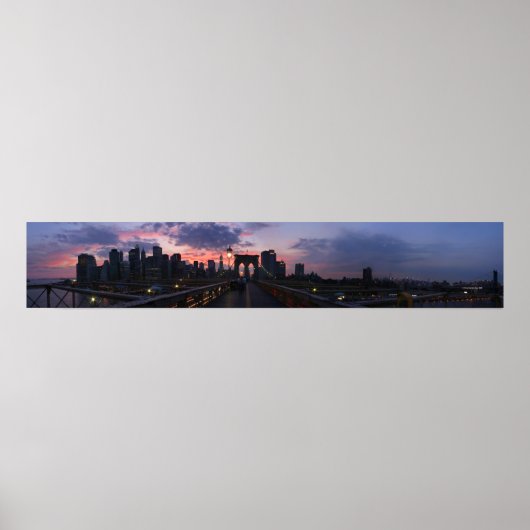New York City Panorama Poster (Voorkant)