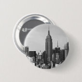 New York City Panorama Ronde Button 5,7 Cm (Voorkant /achterkant)