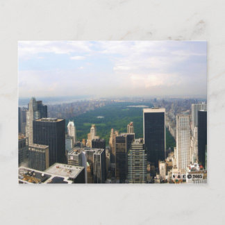 New York City Panoramic Skyline Briefkaart