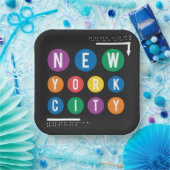 New York City Papieren Bordje (Feest)