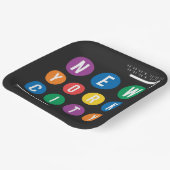 New York City Papieren Bordje (Gebogen)