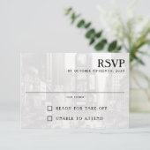 New York City Passport RSVP-kaart RSVP Kaartje (Staand voorkant)