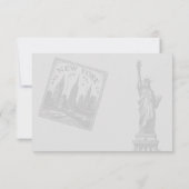 New York City Passport RSVP-kaart RSVP Kaartje (Achterkant)
