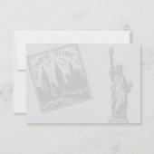 New York City Passport RSVP Kaartje (Achterkant)