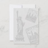 New York City Passport RSVP Kaartje (Achterkant)