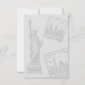 New York City Passport RSVP Kaartje (Achterkant)