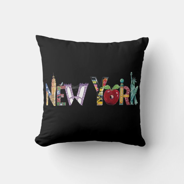 New York City Pillow Kussen (Voorkant)