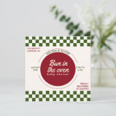 New York City Pizza uniek Italiaans Baby shower Kaart (Staand voorkant)